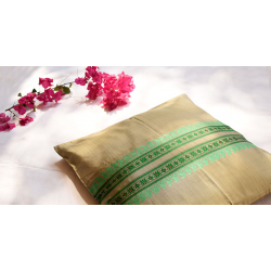 सौमनस | Saumanas ☘ Baluchari Cushion { 7 }  { 16 X 16 inch }